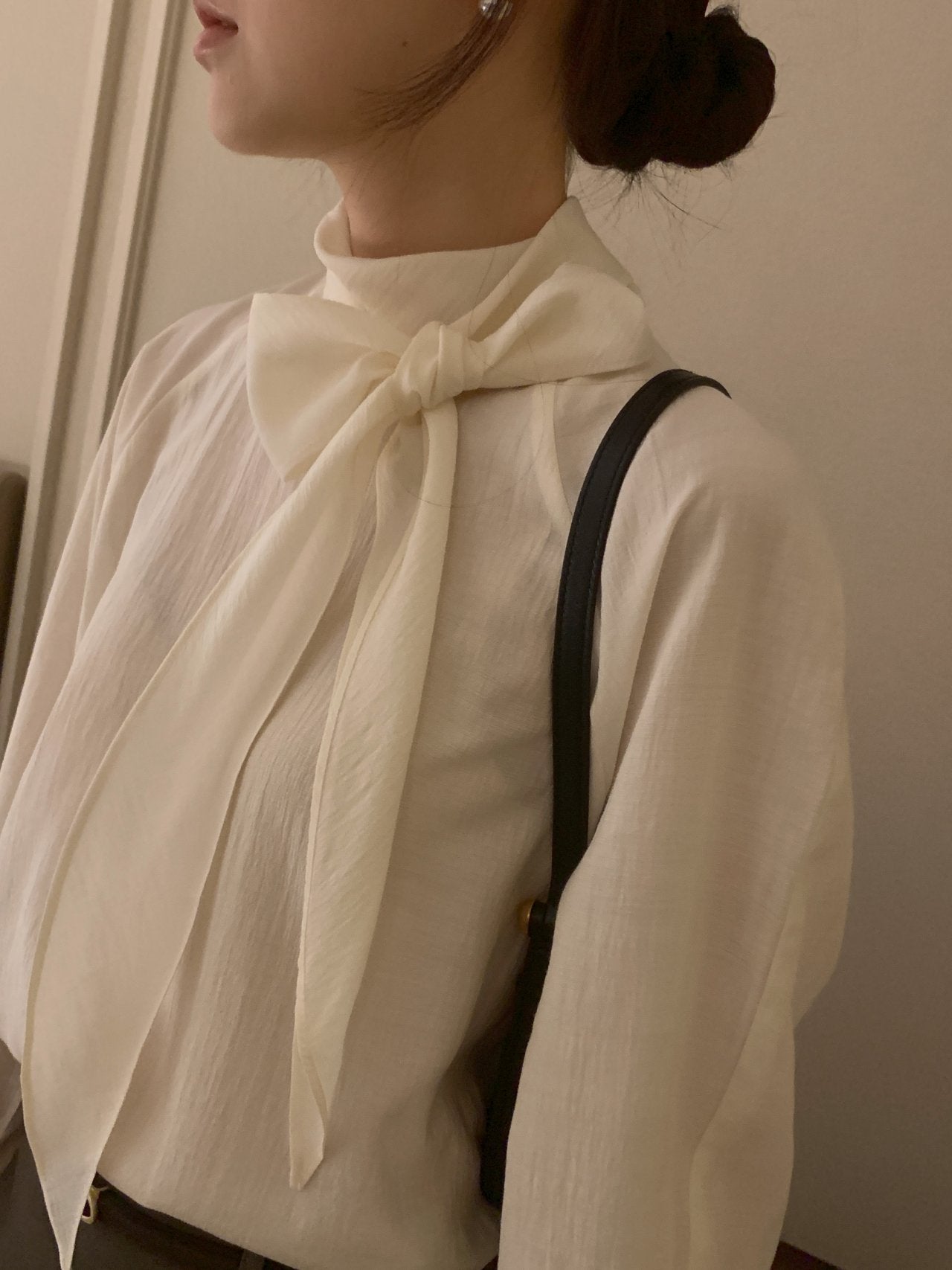 [Best Seller] Premium Raglan Tie Blouse