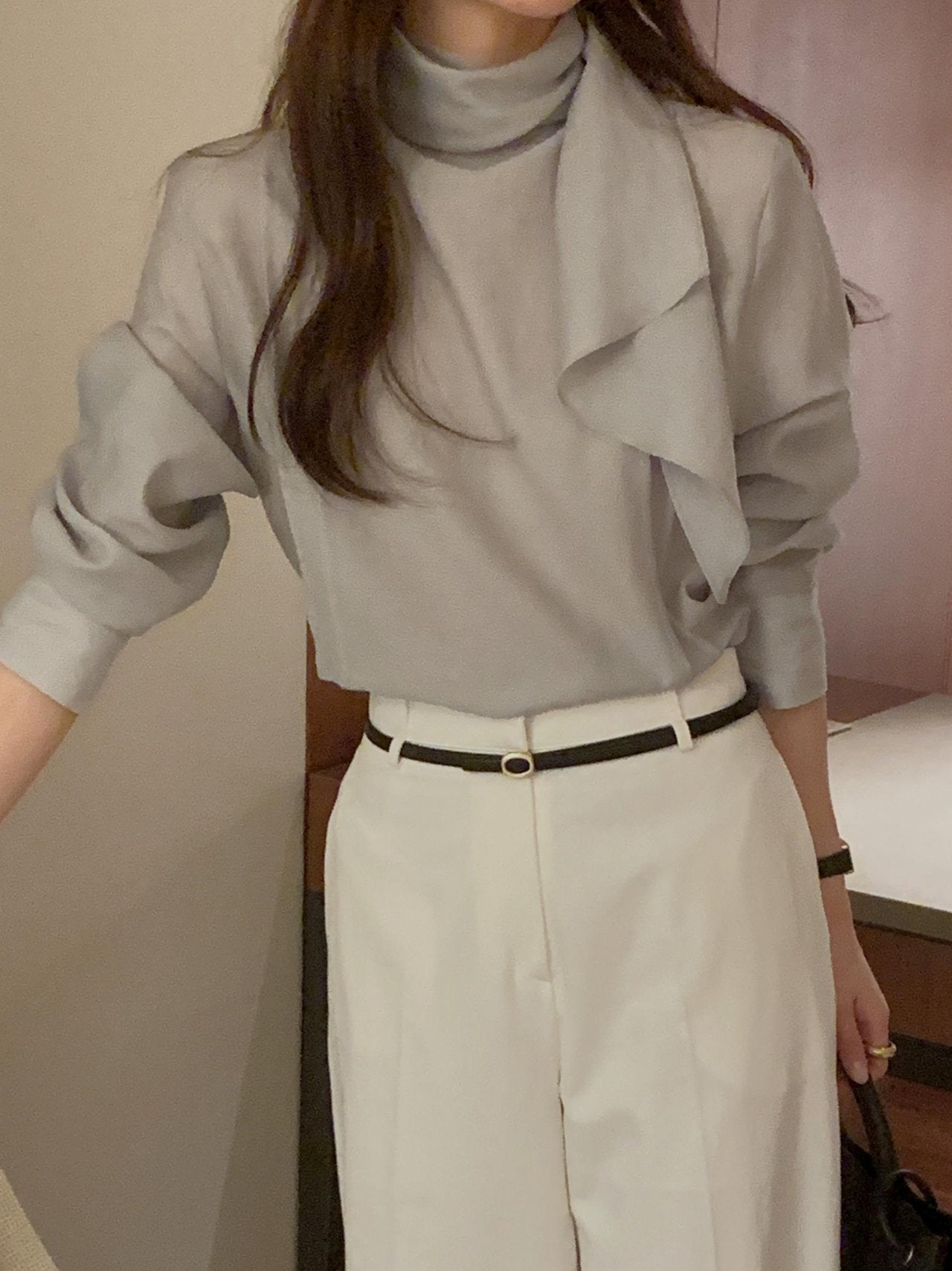 [Best Seller] Scarf Detail Blouse