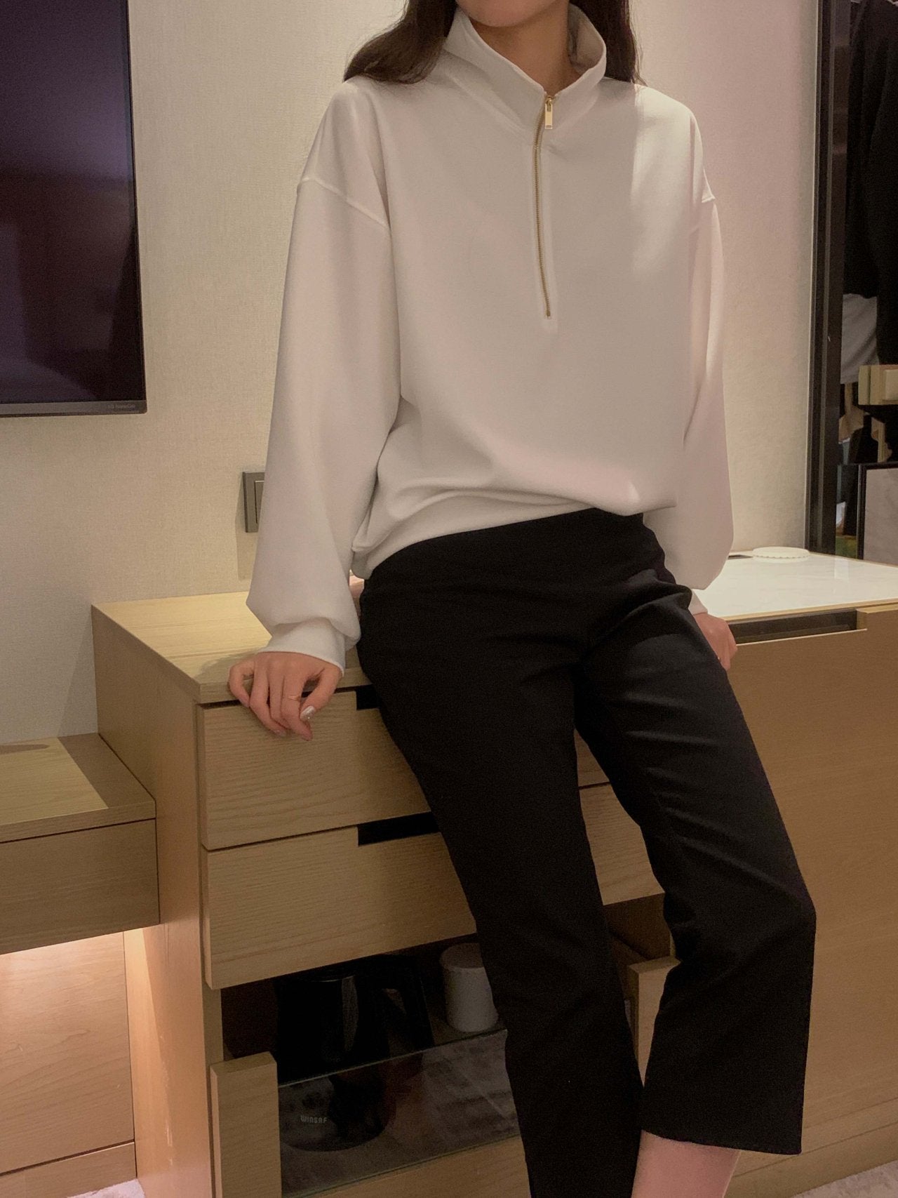 Premium Half Zip Sweatshirt