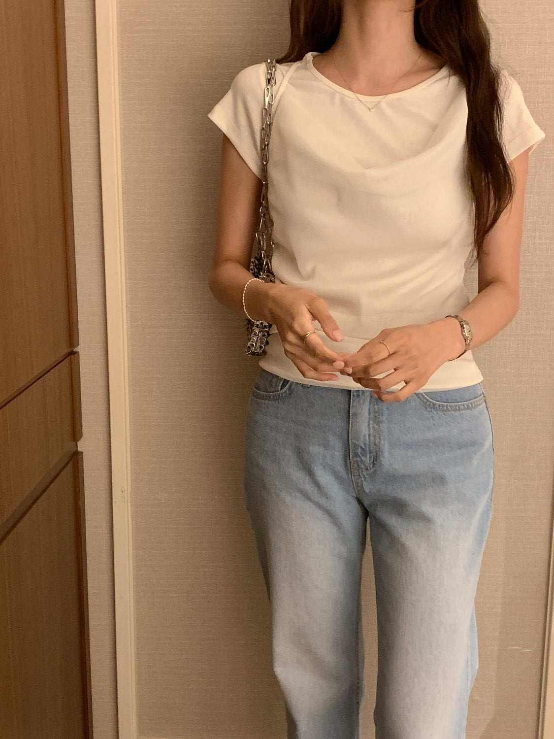 Two-Way Shirred Draping Top