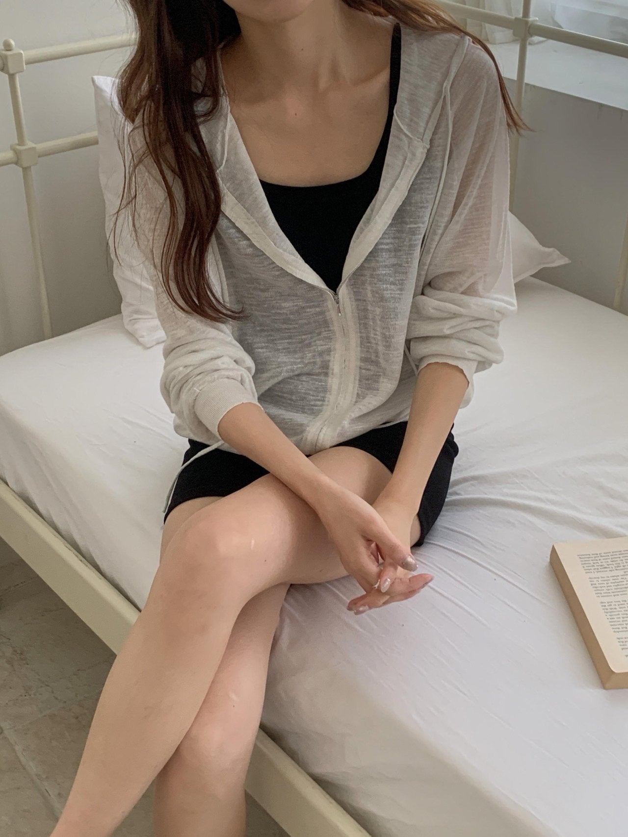 Linen Hooded Knit