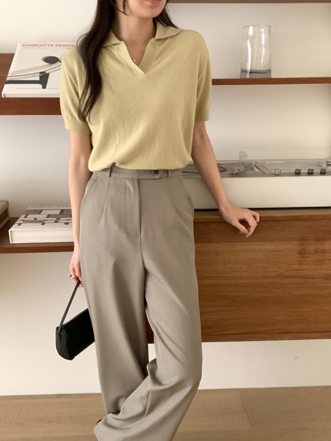 Sweet Palette Cashmere Collar Knit