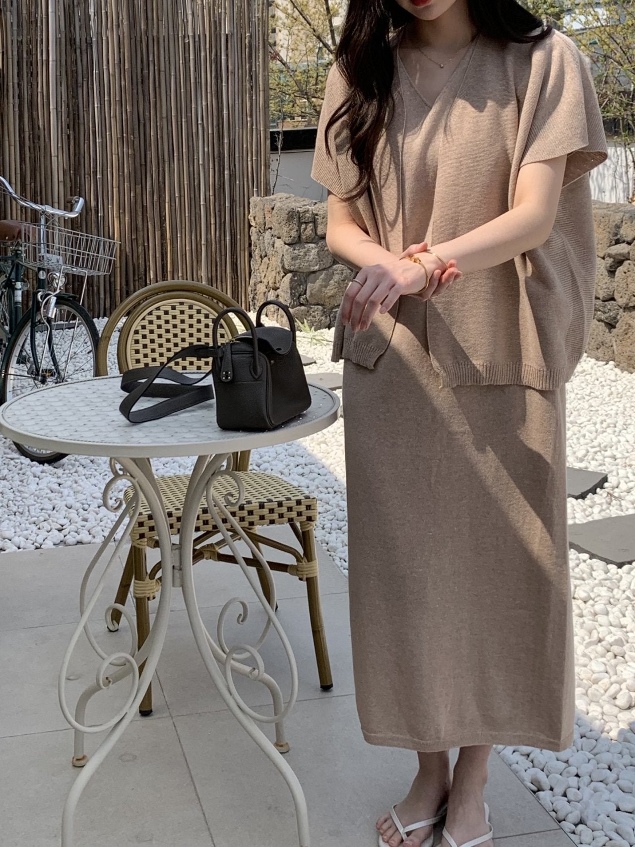 Holgament Artisan Linen Blend Two-Piece Set