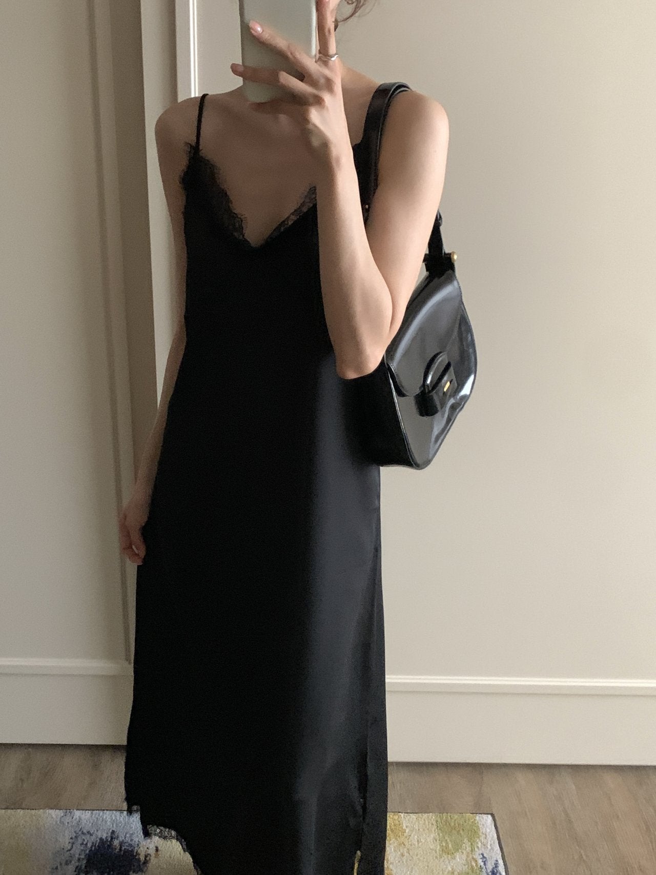 Satin Lace Dress