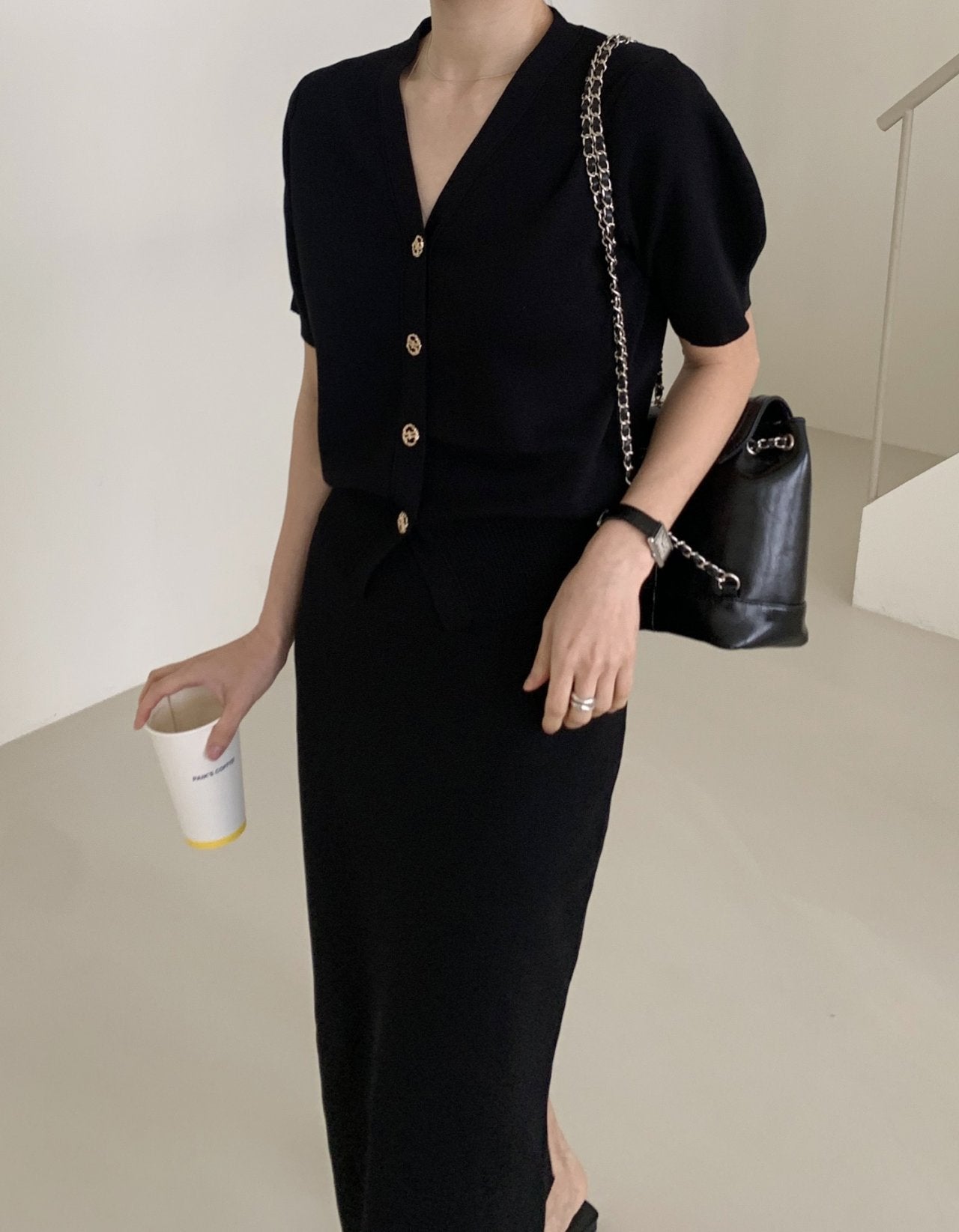 Perfect Knit Cardigan & Skirt Set