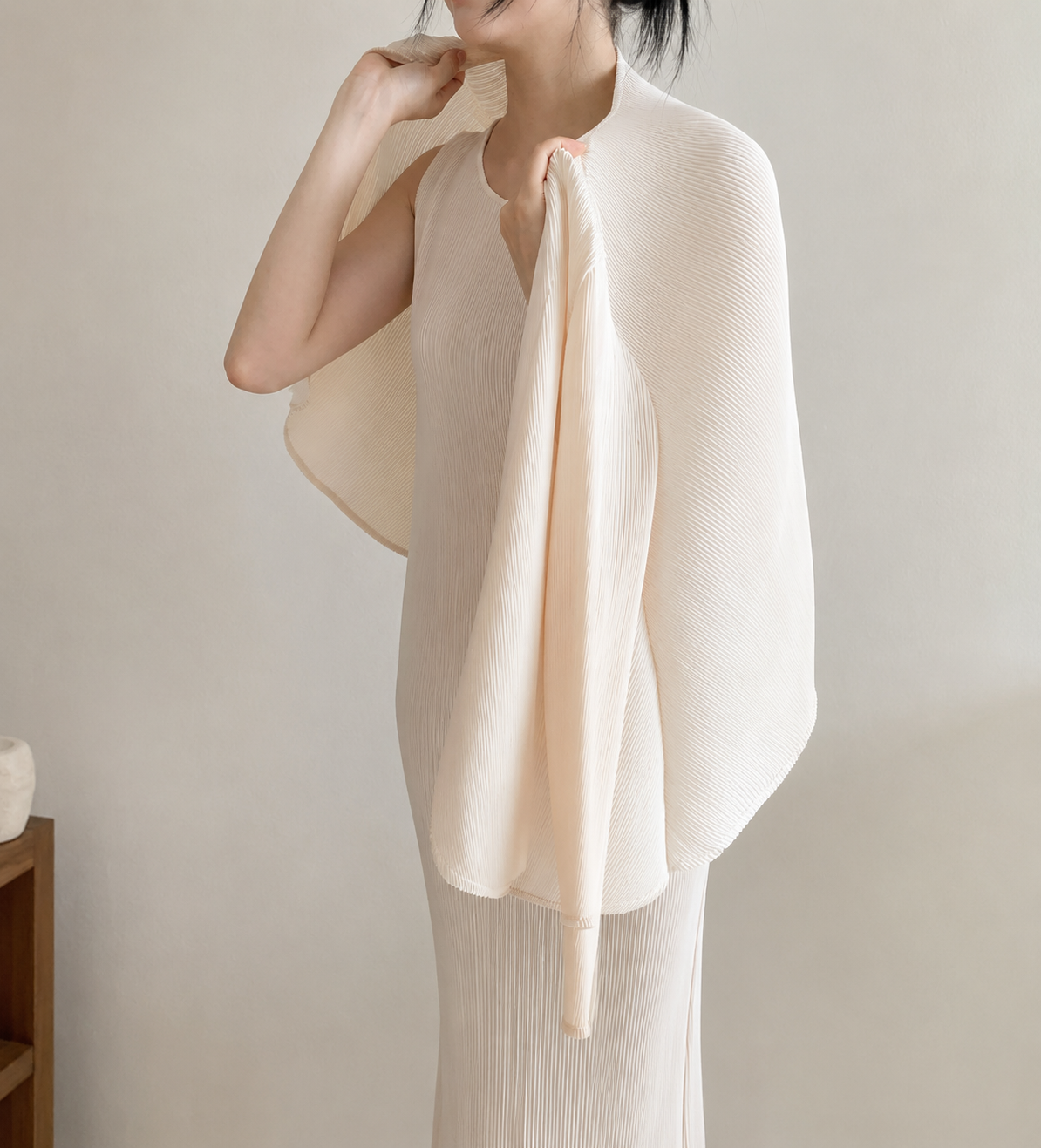 One-Button Flare Cardigan