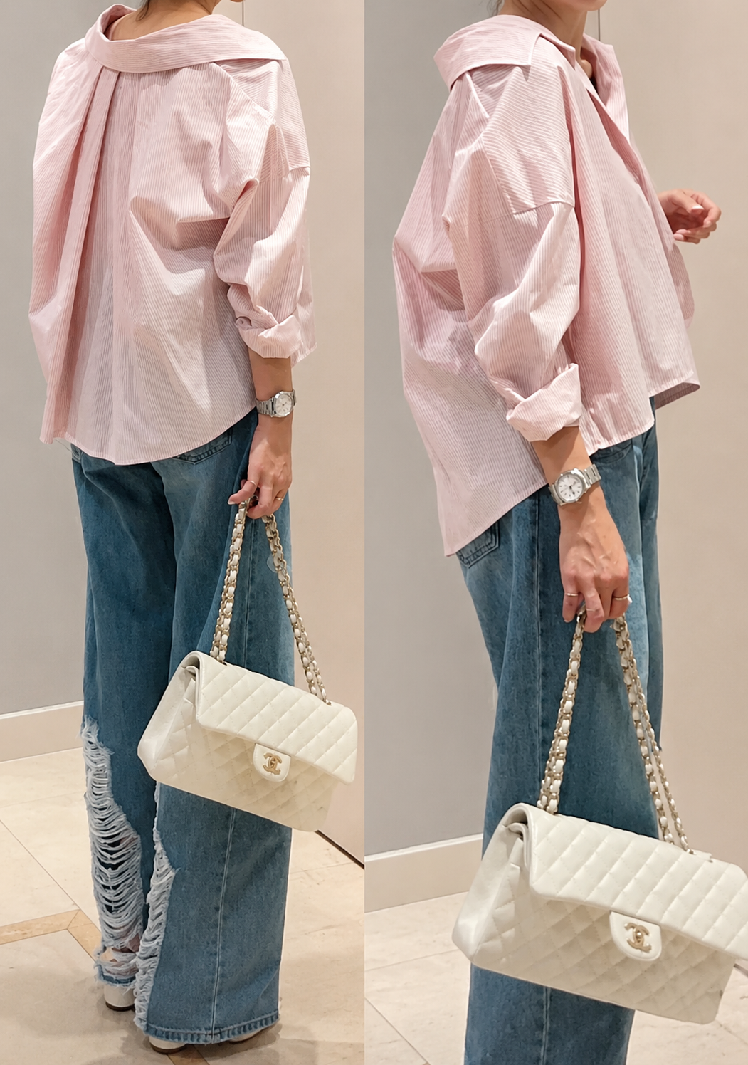 Back-Pleated Timeless Shirt