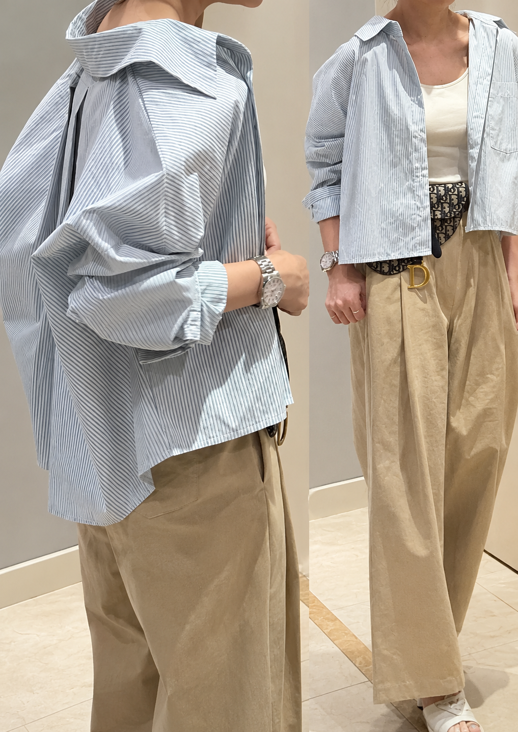 Back-Pleated Timeless Shirt