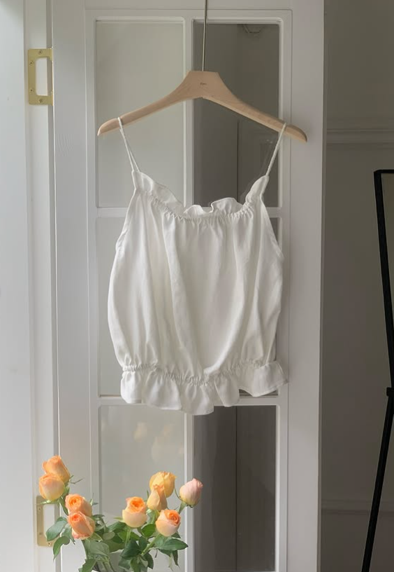 Soft Banding Linen Blend Tank Top