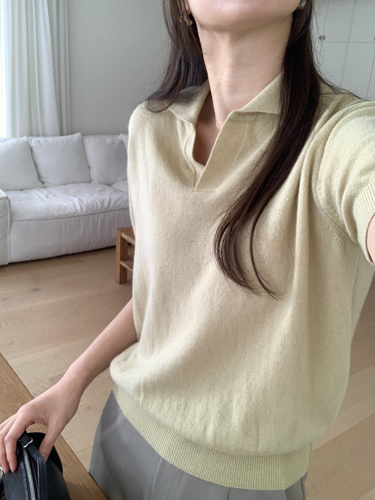 Sweet Palette Cashmere Collar Knit
