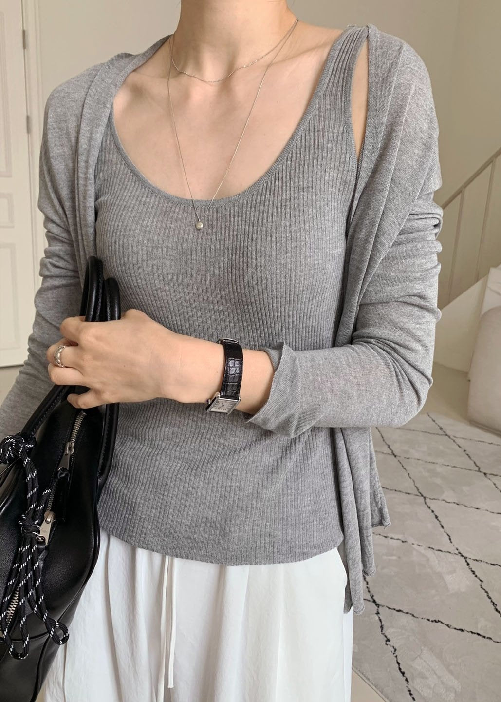 Summer Air Knit Cardigan Set