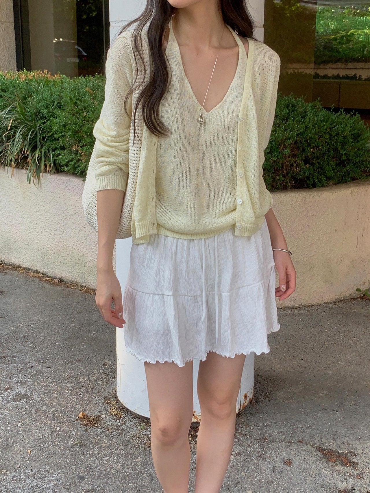 Halter Knit Cardigan