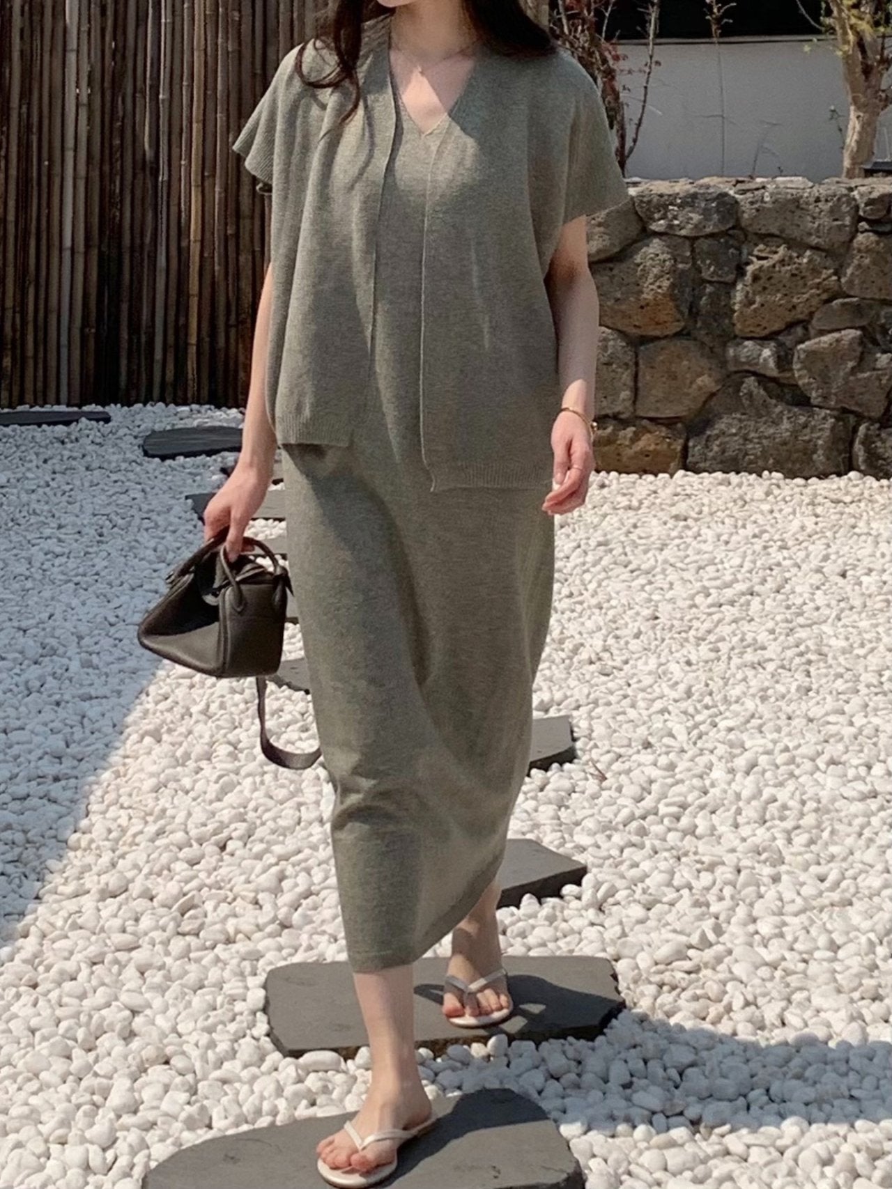 Holgament Artisan Linen Blend Two-Piece Set