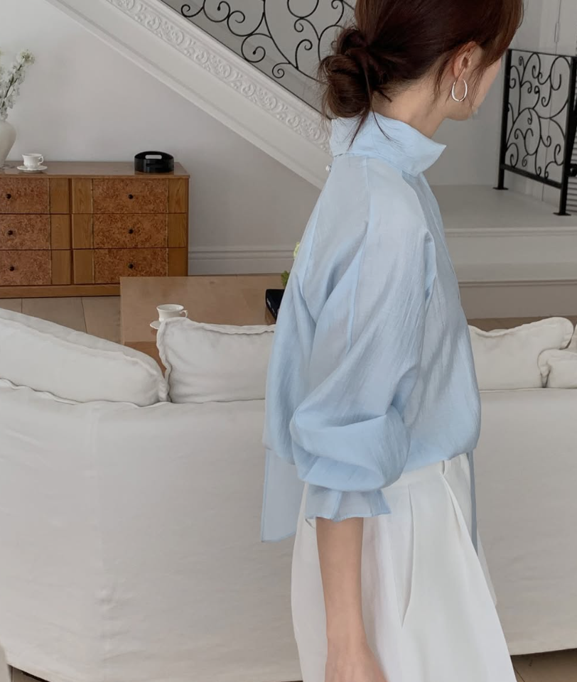 Scarf Tie Ribbon Blouse