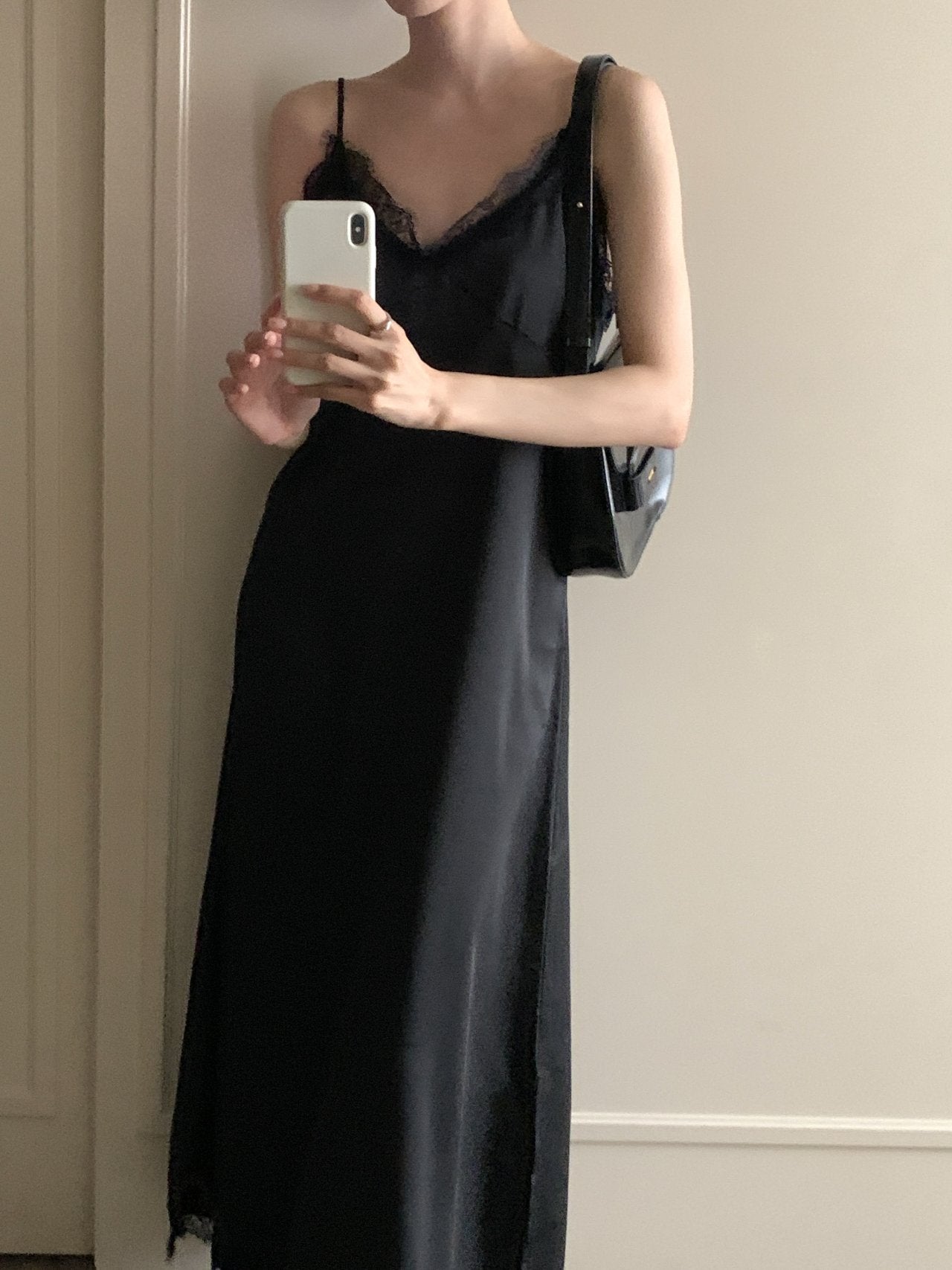 Satin Lace Dress