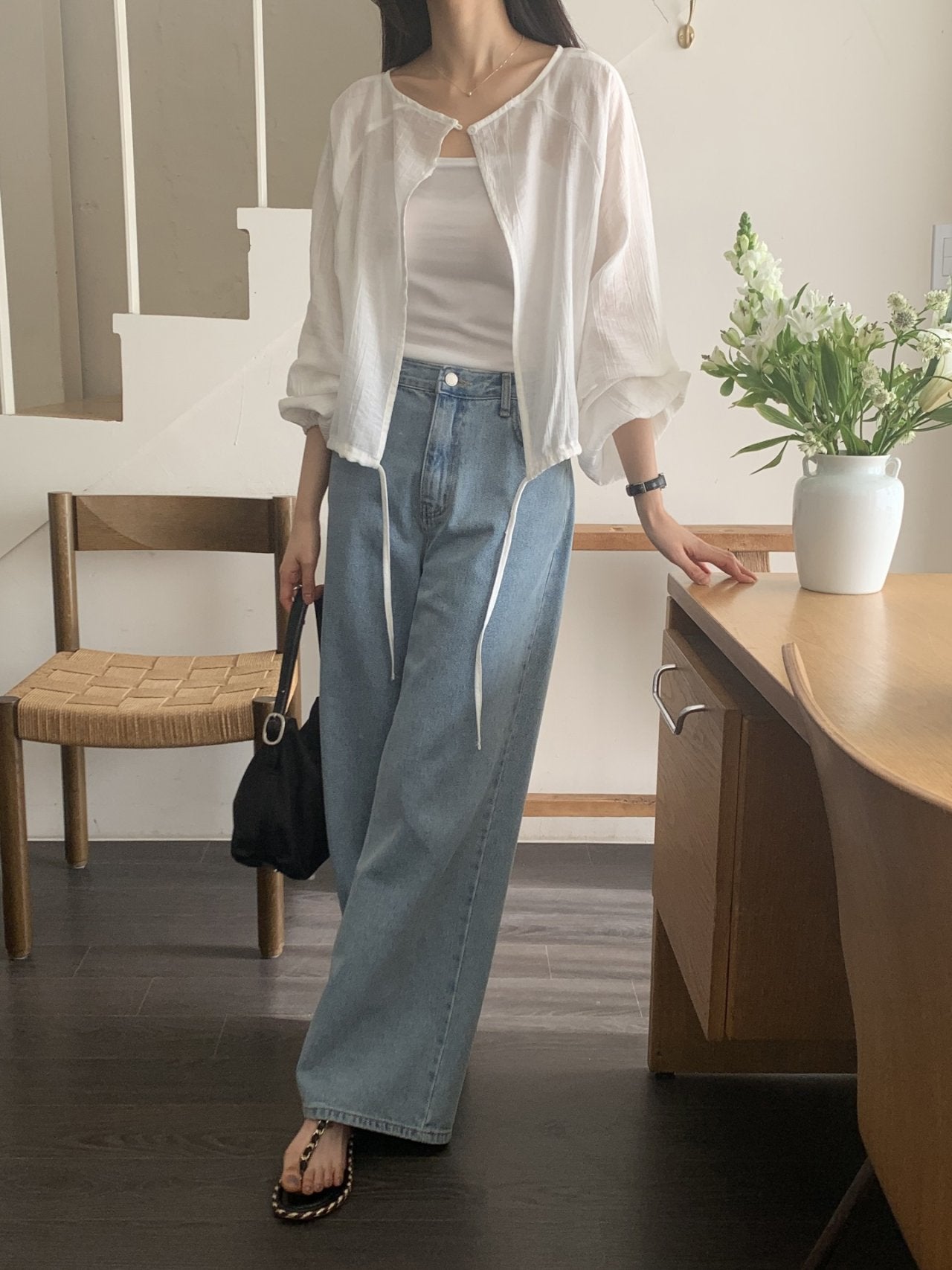 Two Way Back Slit Blouse