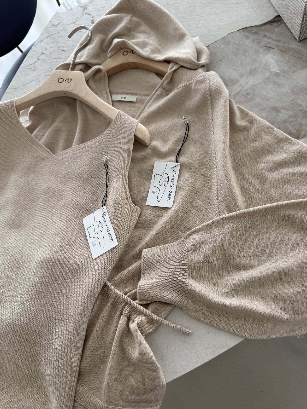 Premium Wool-Cotton Artisan Set-up - Pure Beige