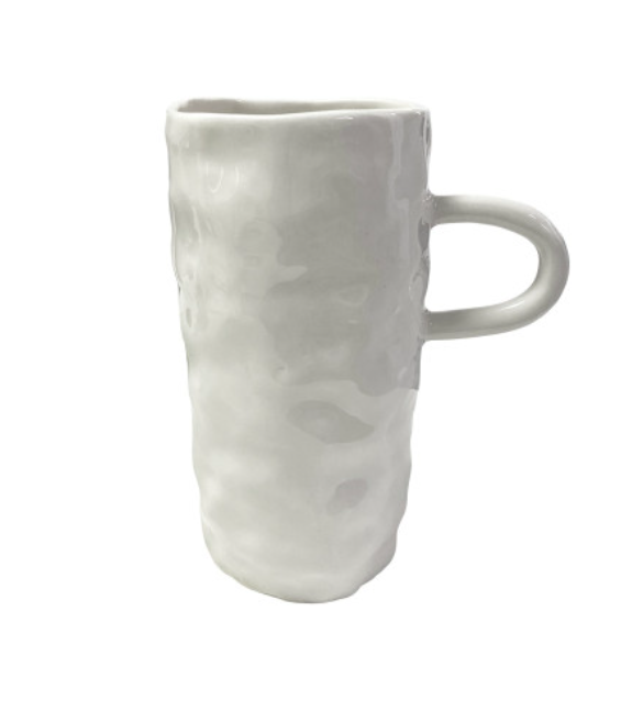 [Handmade Korean Ceramics] Wave Mug White