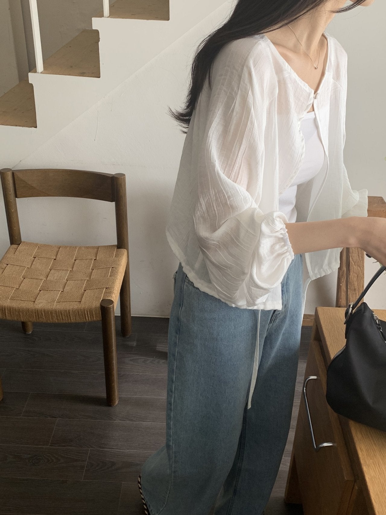 Two Way Back Slit Blouse