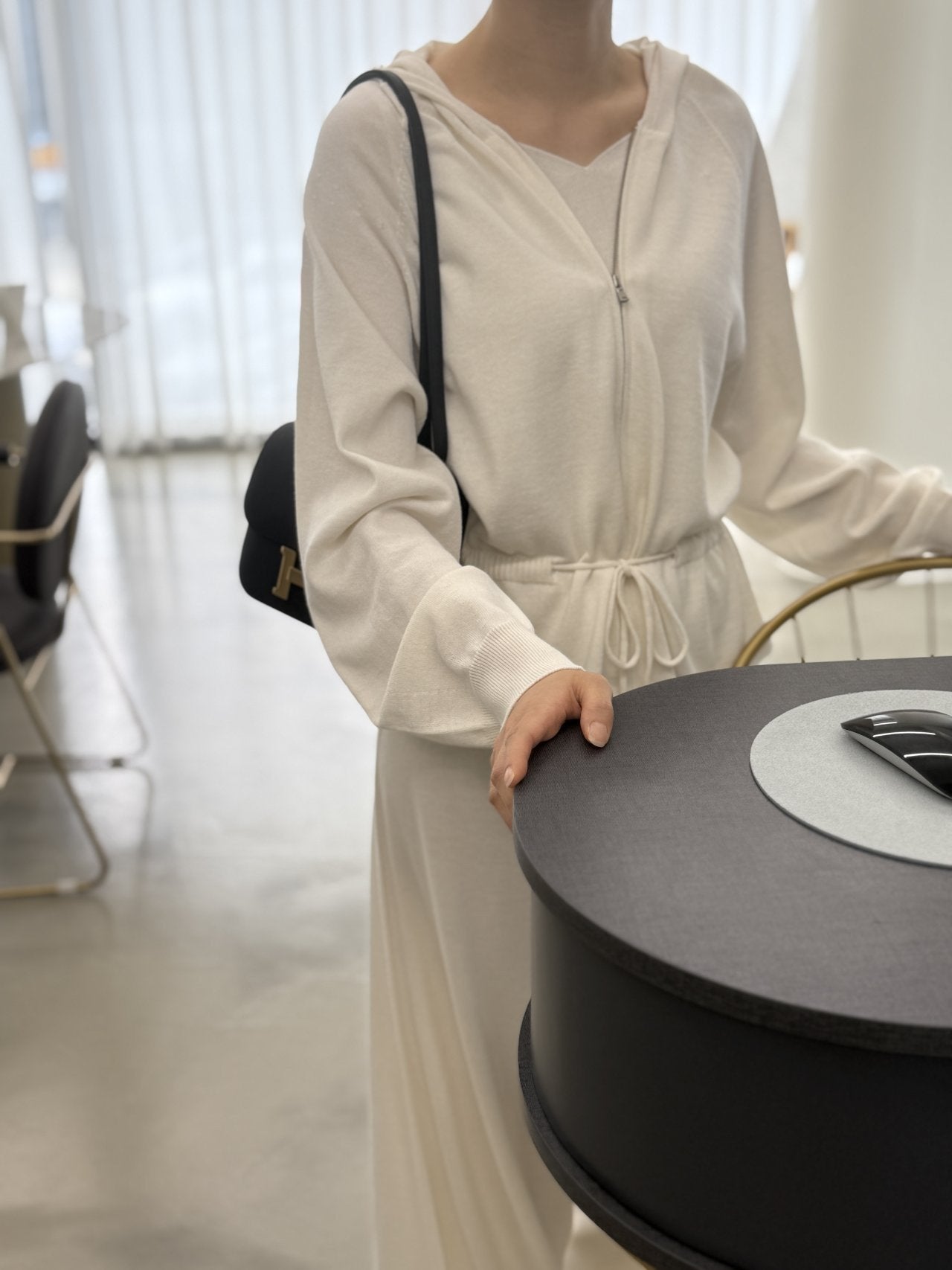 Premium Wool-Cotton Artisan Set-up - Ivory