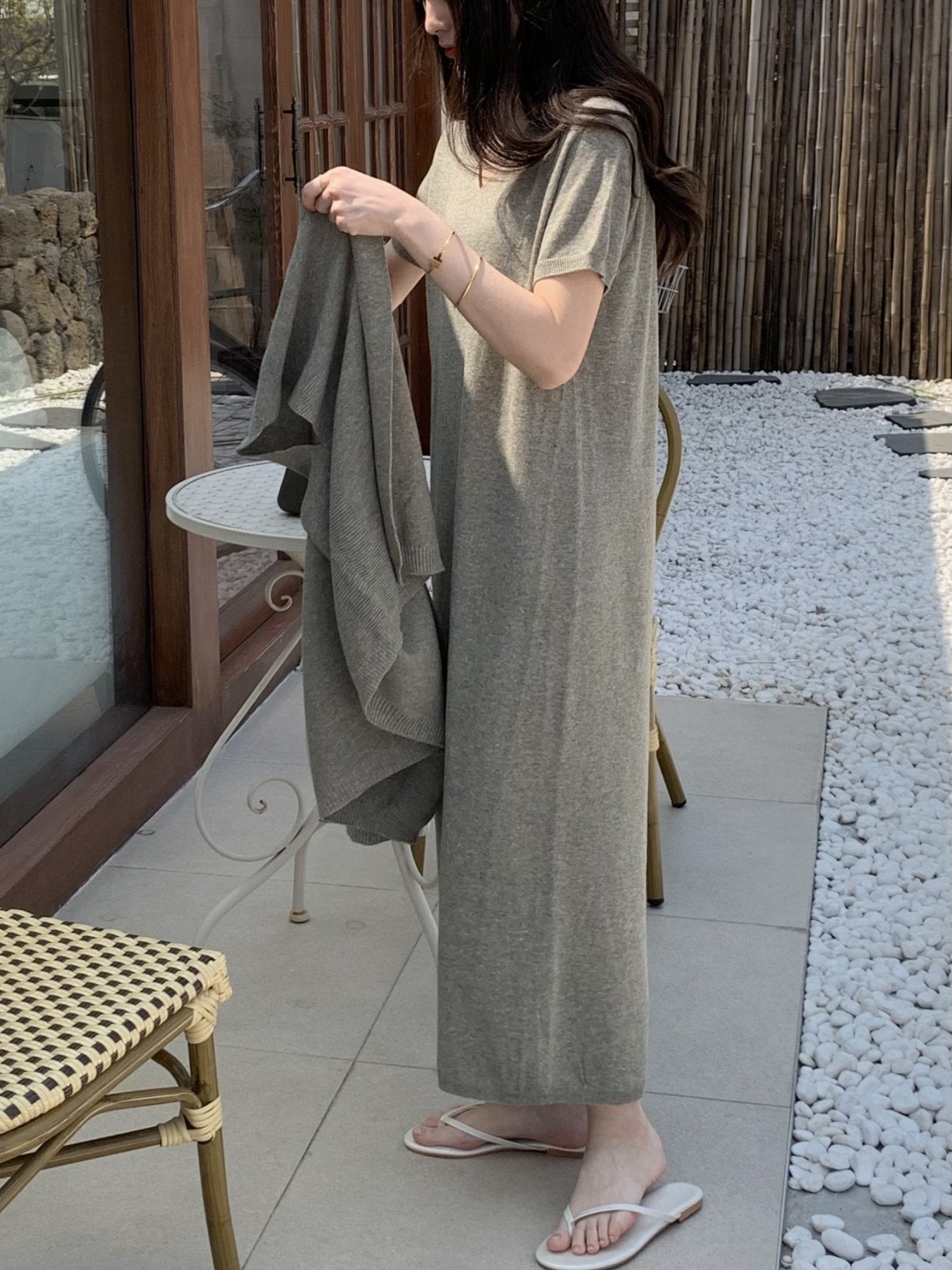 Holgament Artisan Linen Blend Two-Piece Set