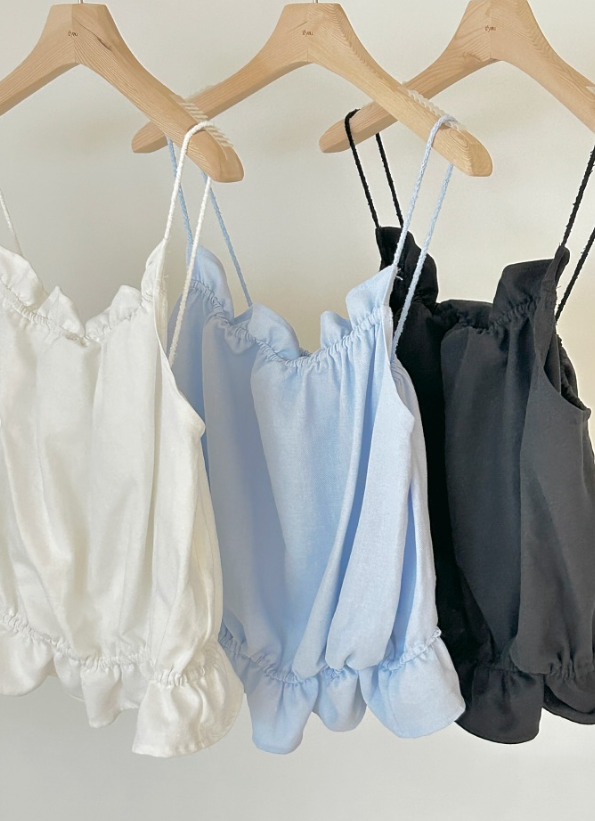 Soft Banding Linen Blend Tank Top