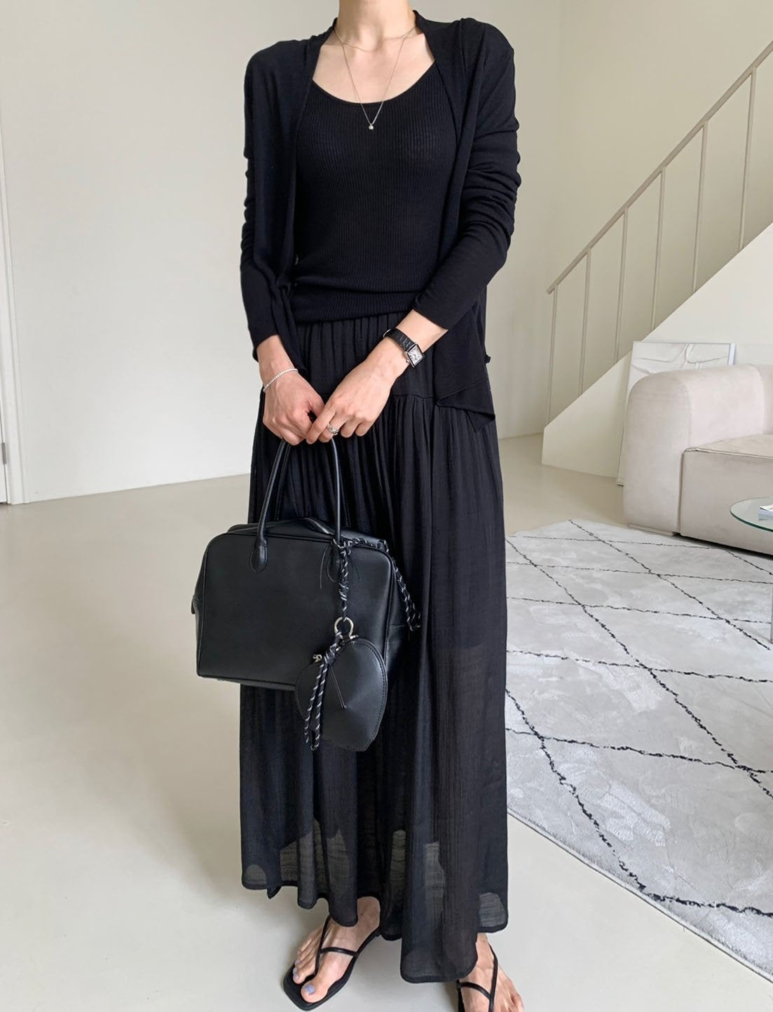 Summer Air Knit Cardigan Set