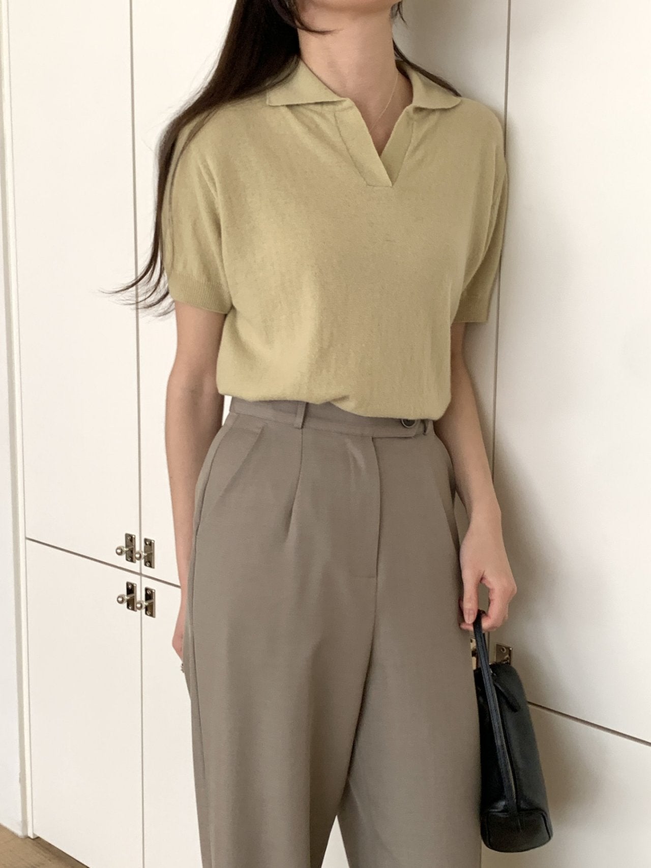 Sweet Palette Cashmere Collar Knit