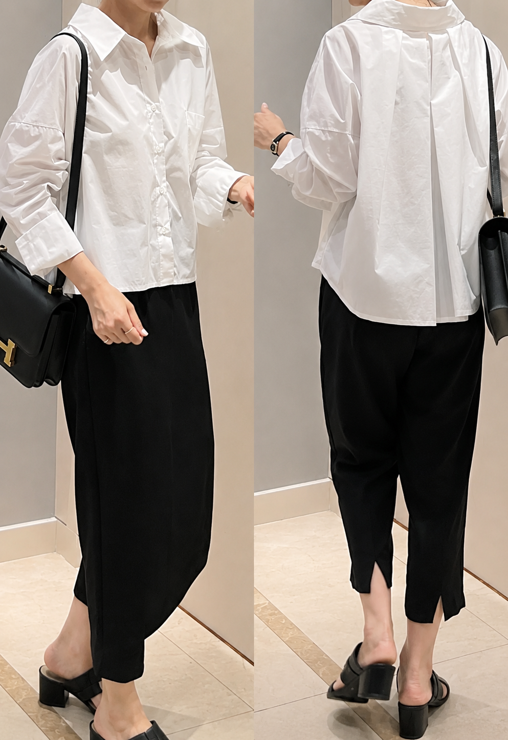 Back-Pleated Timeless Shirt
