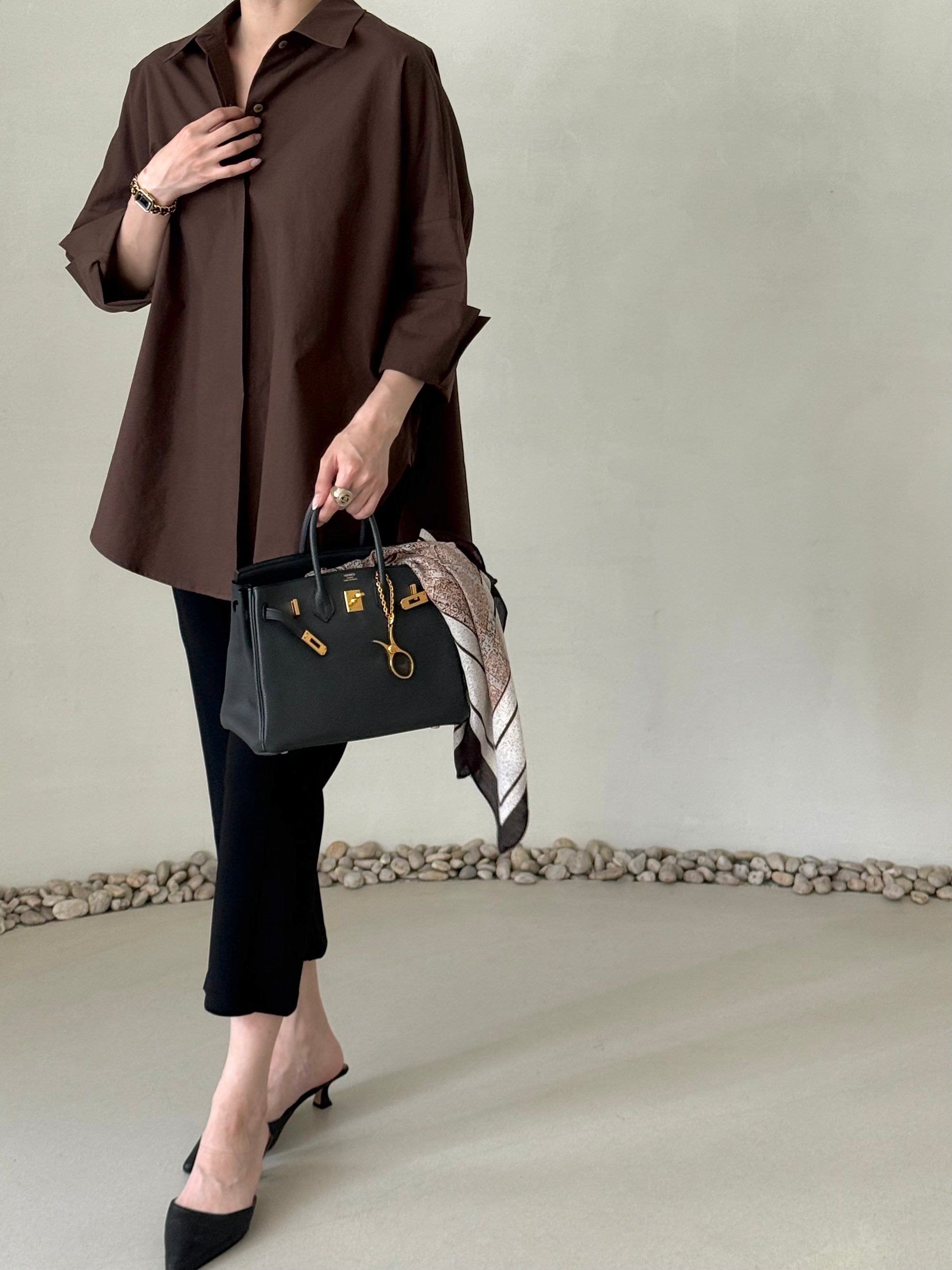 [Best Seller] Oversized Asymmetric Long Shirt