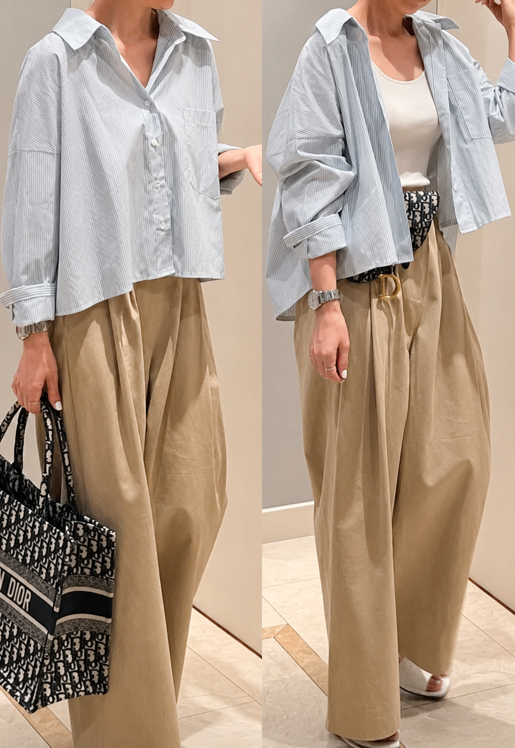 Back-Pleated Timeless Shirt