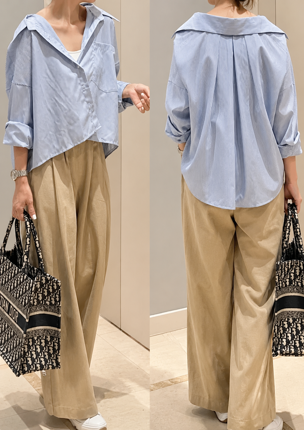 Back-Pleated Timeless Shirt