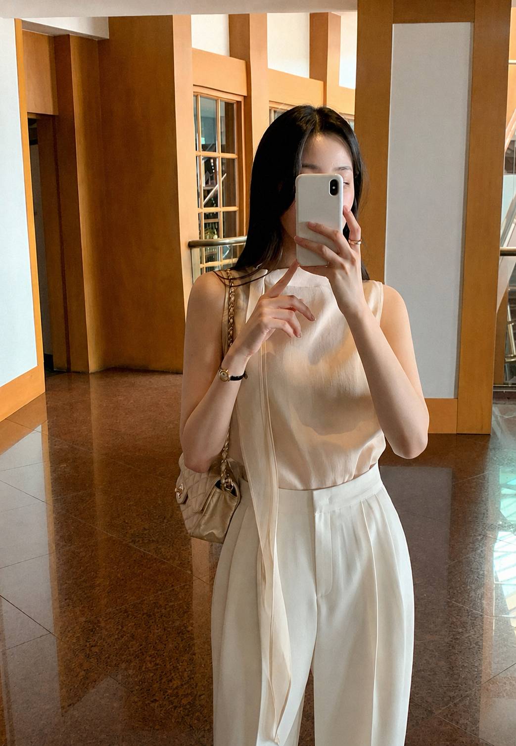 Élan Ribbon Blouse