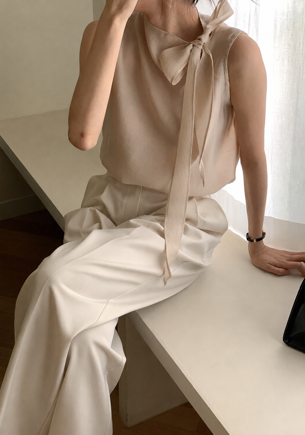 Élan Ribbon Blouse