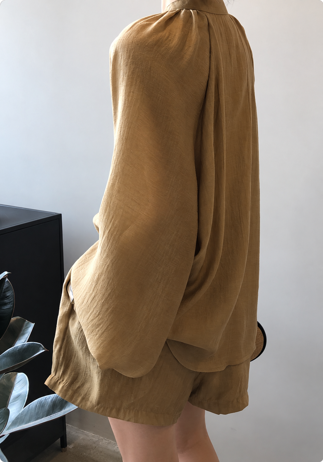 Tencel Pleated Short Set