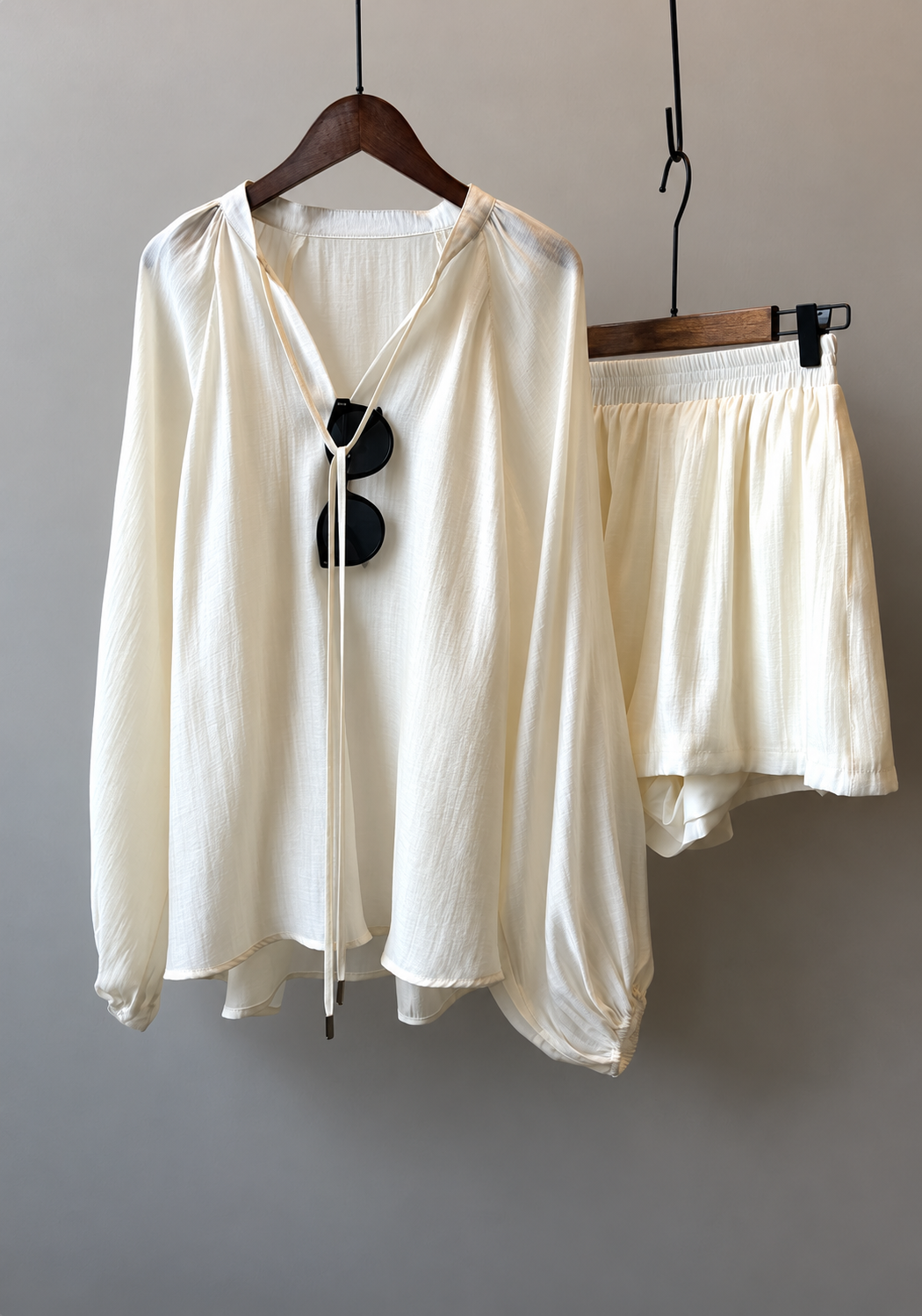 Tencel Pleated Short Set