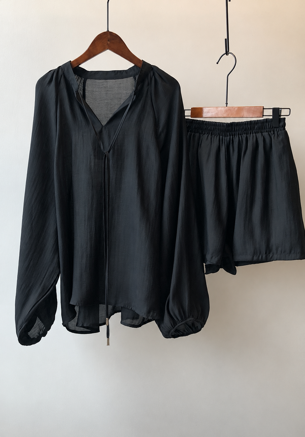 Tencel Pleated Short Set