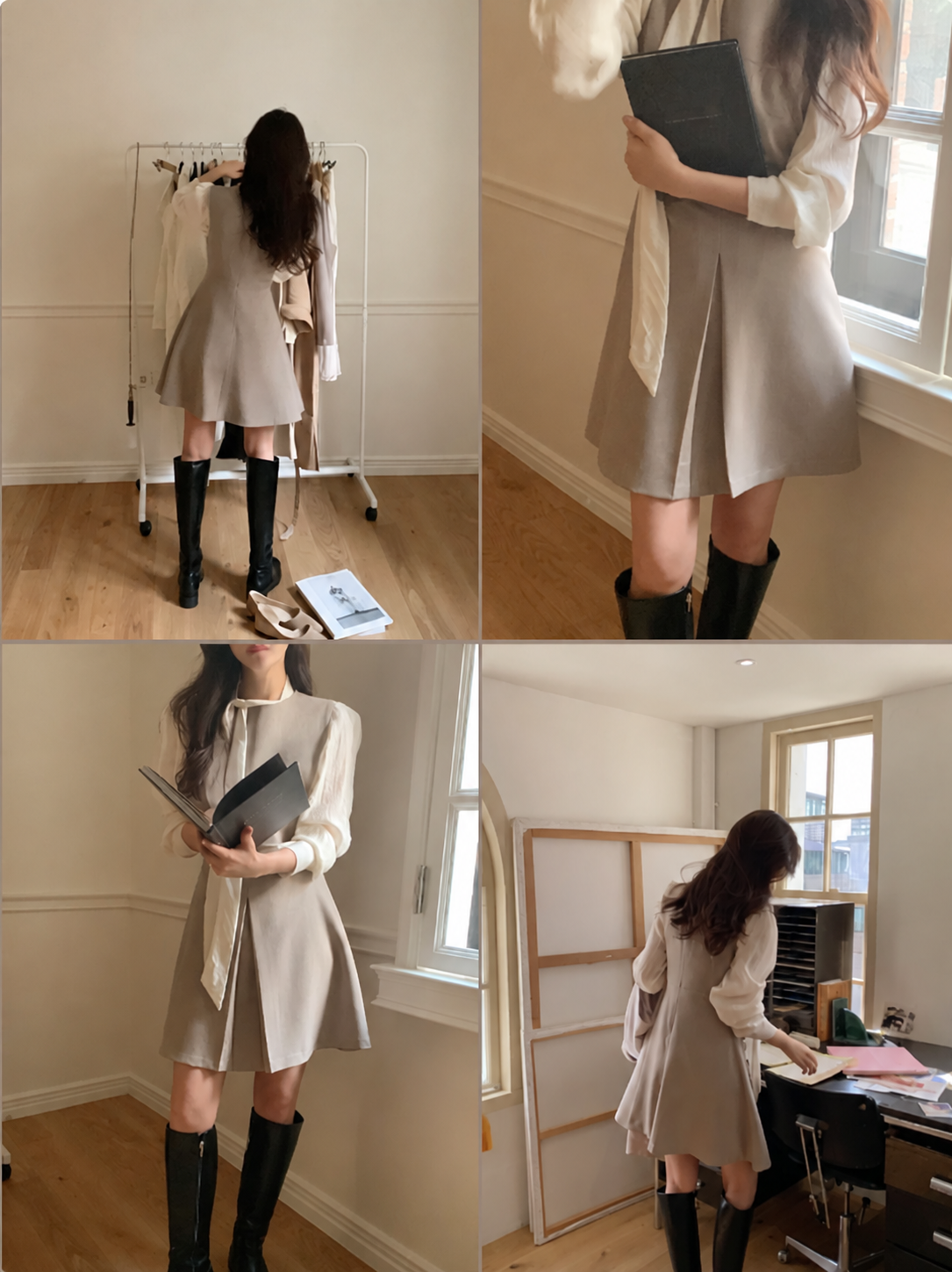 Timeless A-Line Midi Dress