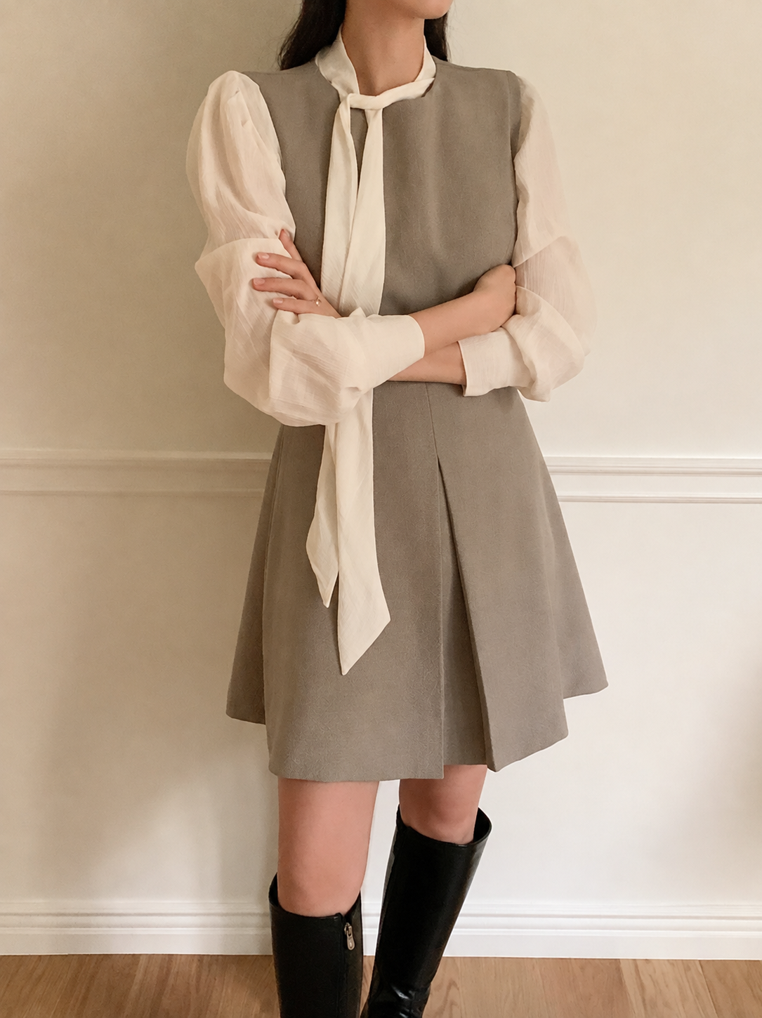 Timeless A-Line Midi Dress