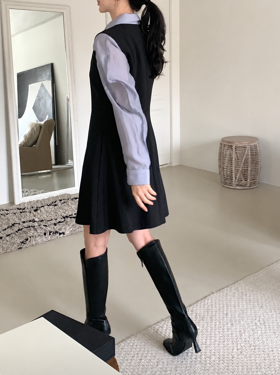 Timeless A-Line Midi Dress