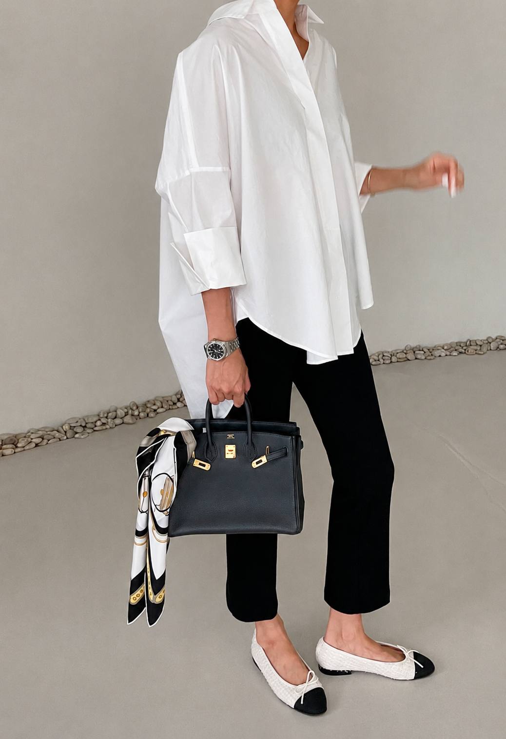 Oversized Asymmetric Long Shirt