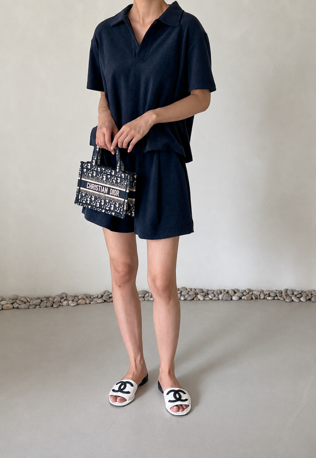Terry Polo & Shorts Set