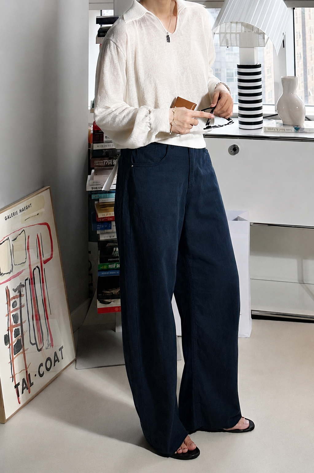 Linen Shaka Balloon Trousers