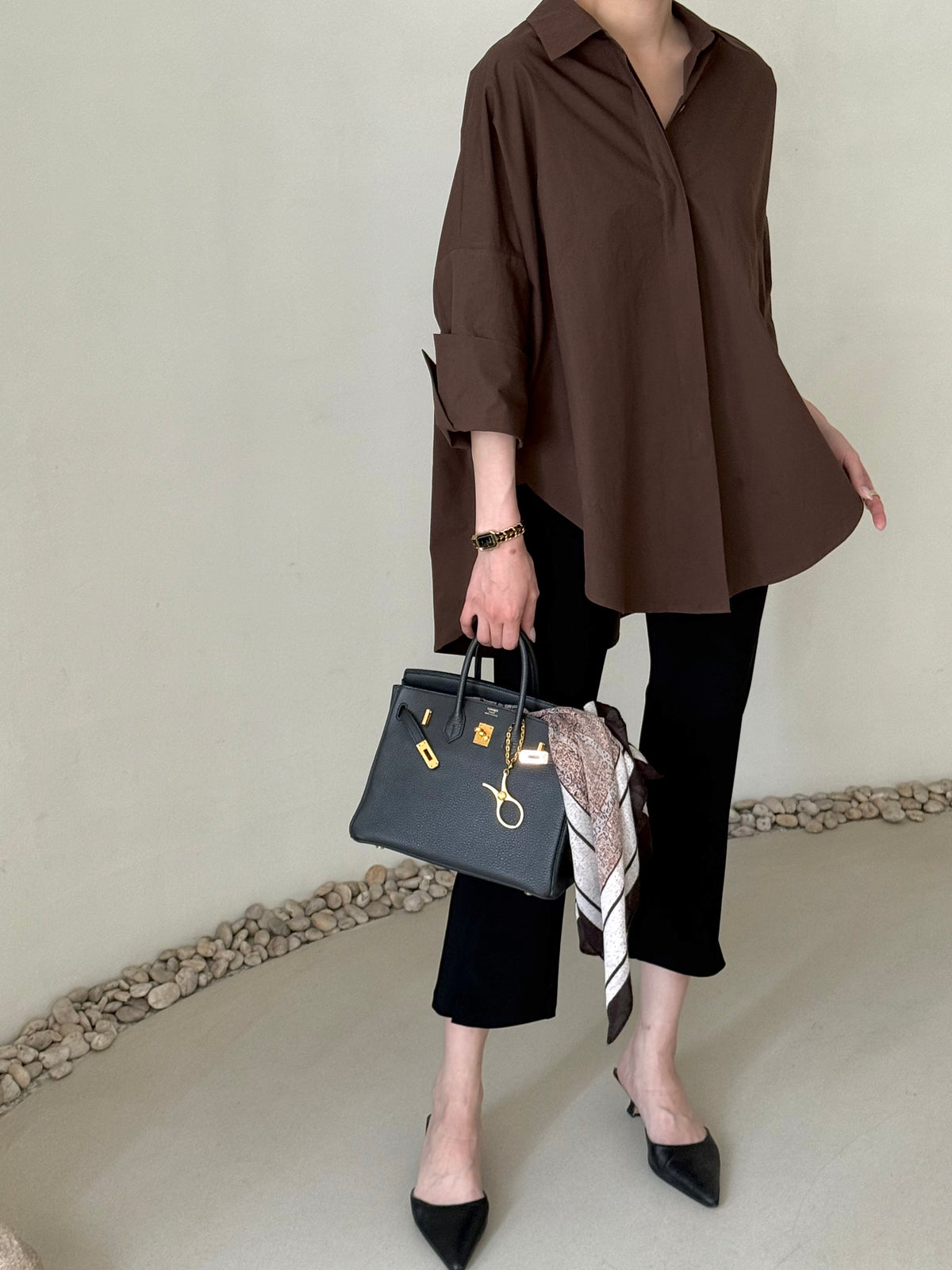 [Best Seller] Oversized Asymmetric Long Shirt
