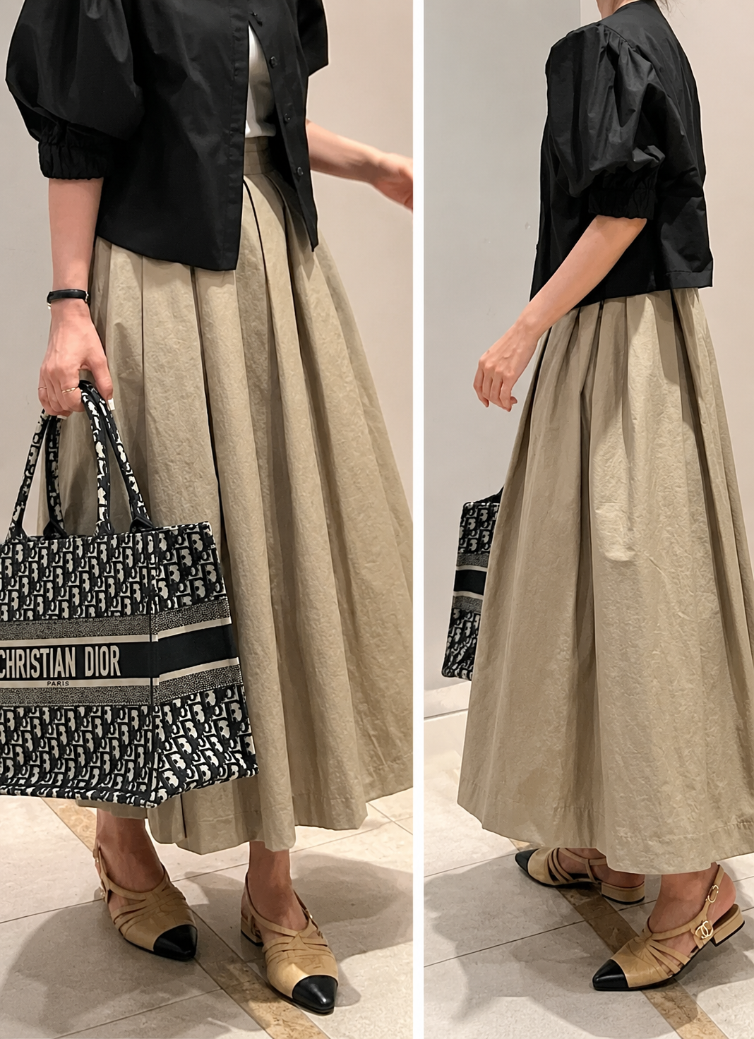 Maxi Pleated Long Skirt