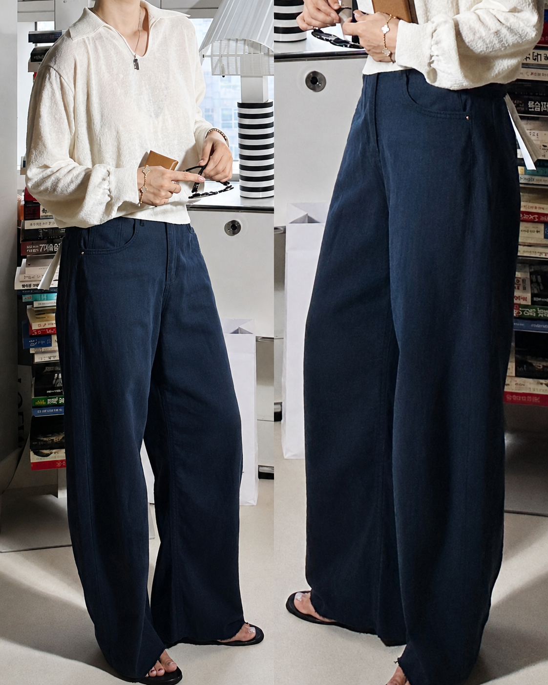 Linen Shaka Balloon Trousers