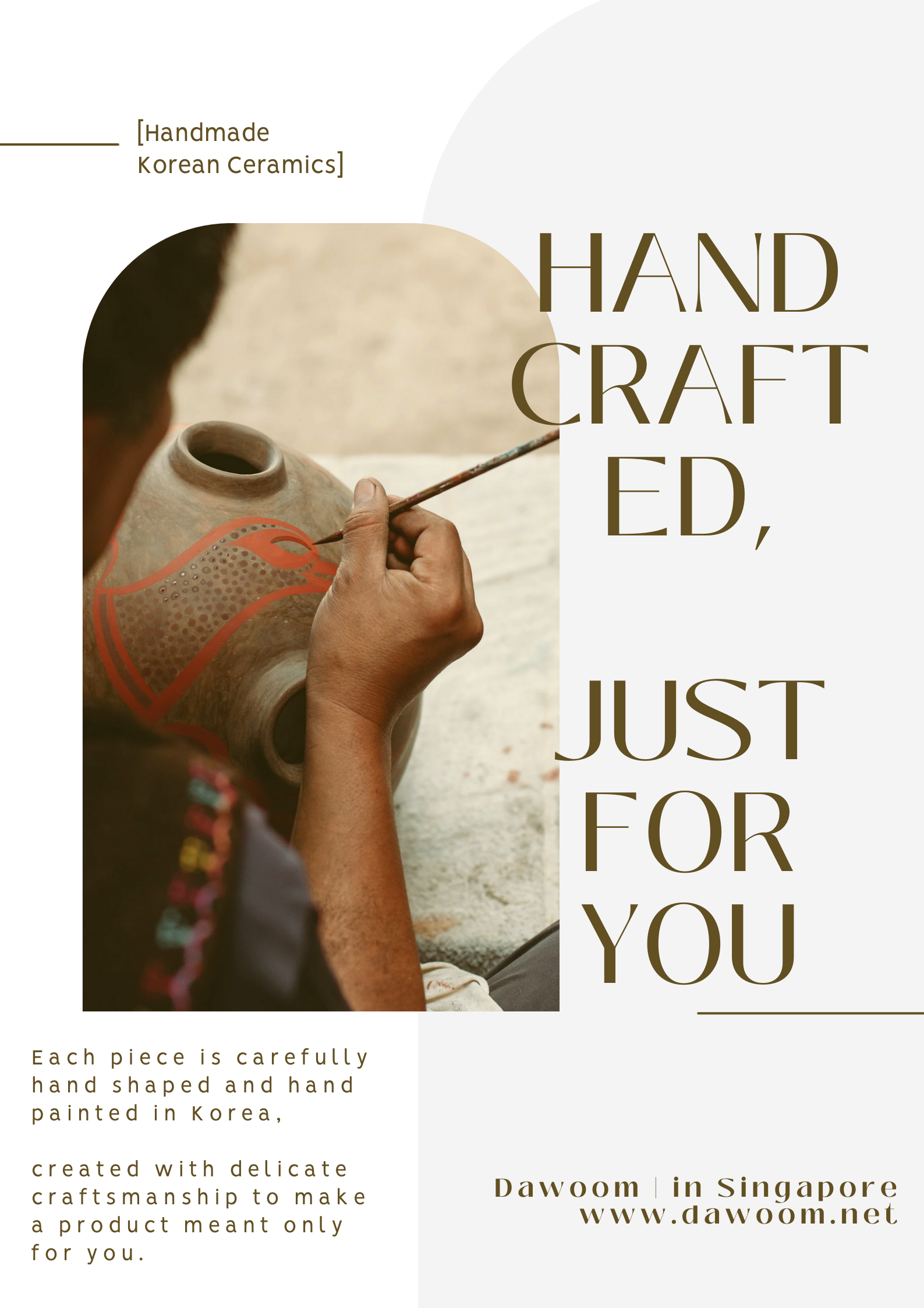 [Handmade Korean Ceramics] Love Me More Soju Cup (2pc)