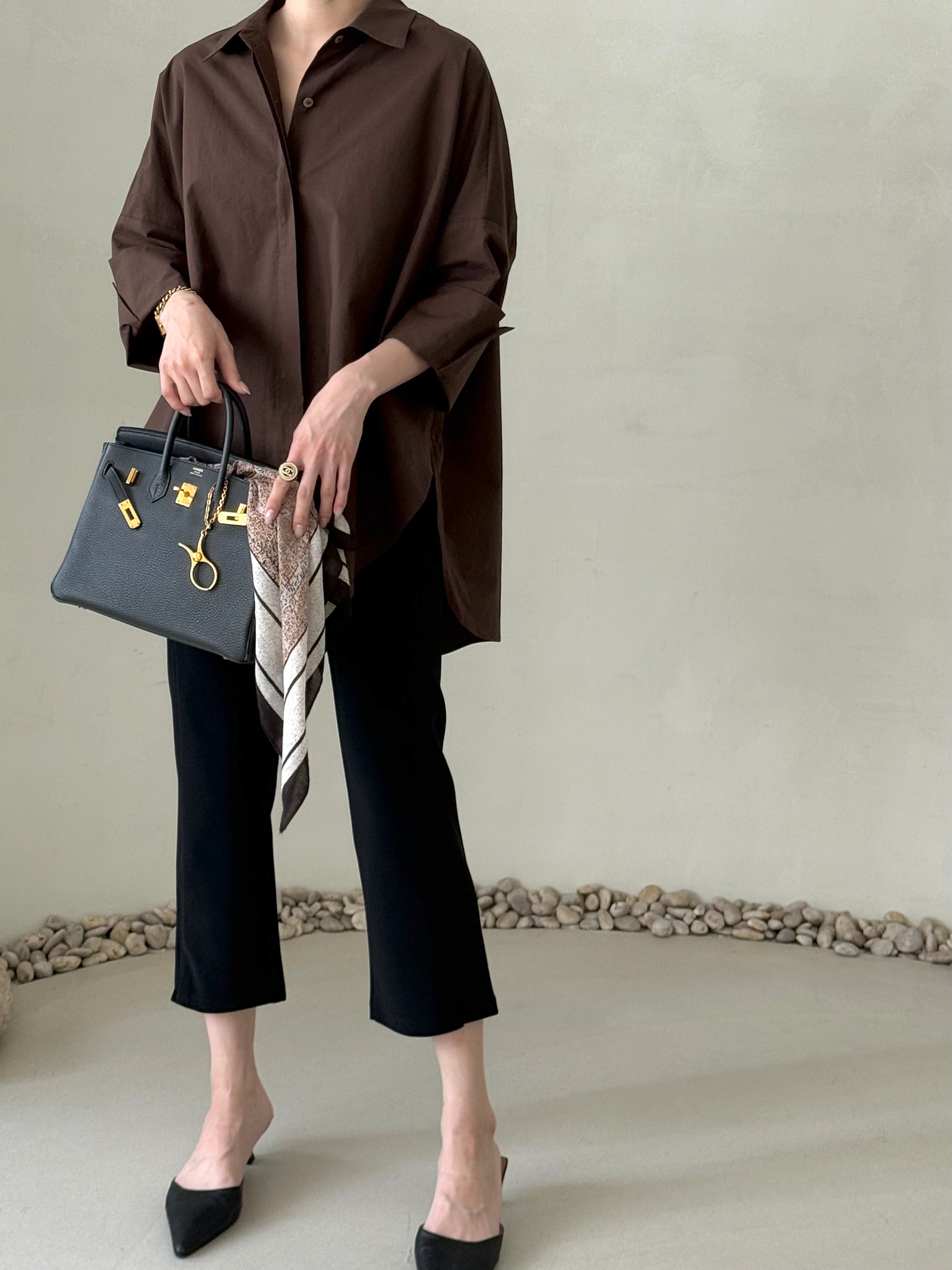 [Best Seller] Oversized Asymmetric Long Shirt