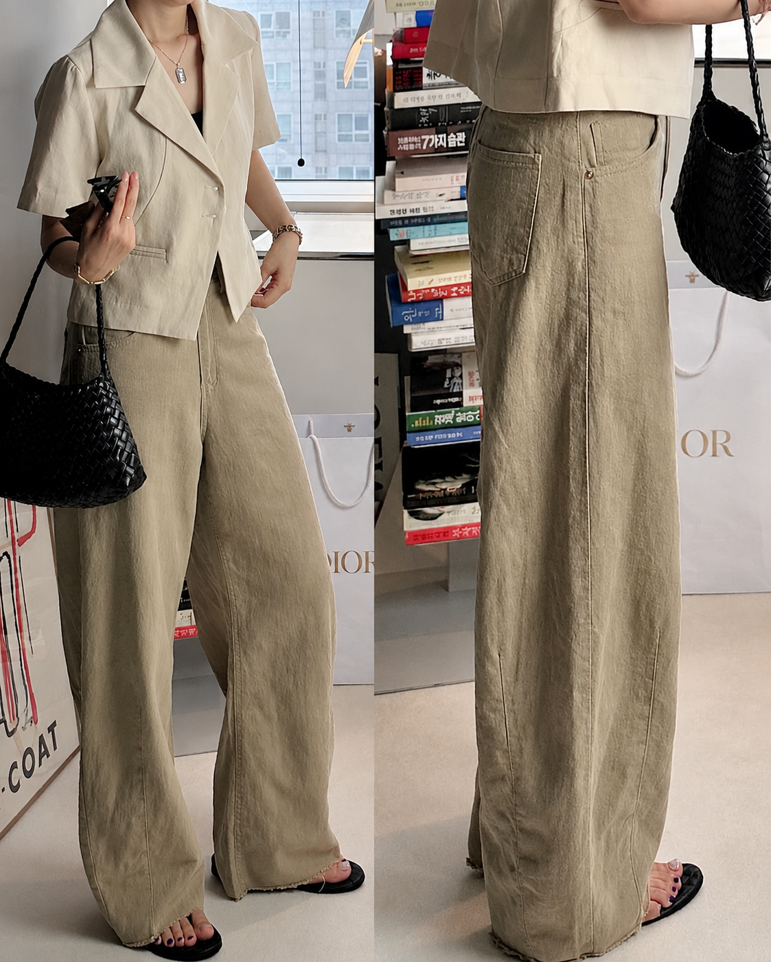 Linen Shaka Balloon Trousers