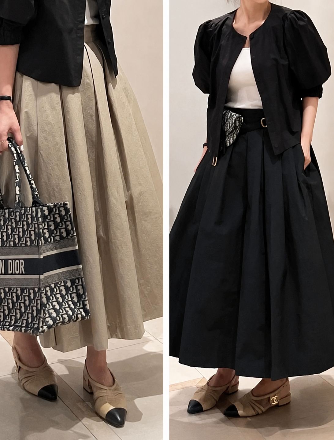 Maxi Pleated Long Skirt